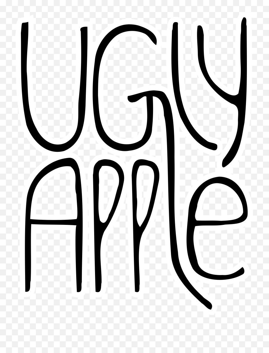 Home Ugly Apple Emoji,White Apple Logo