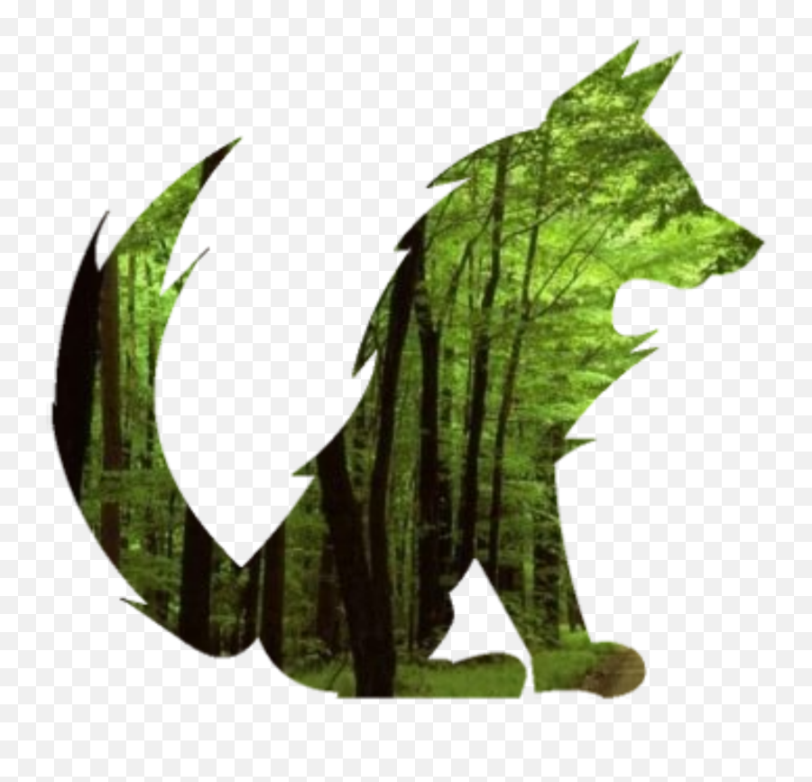 Vector Clipart Forest - Green Fox Png Transparent Cartoon Forest Fox Clipart Emoji,Forest Clipart