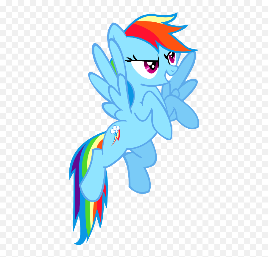 Download Rainbow Dash Flying - Rainbow Dash Png Transparent Emoji,Rainbow Dash Transparent