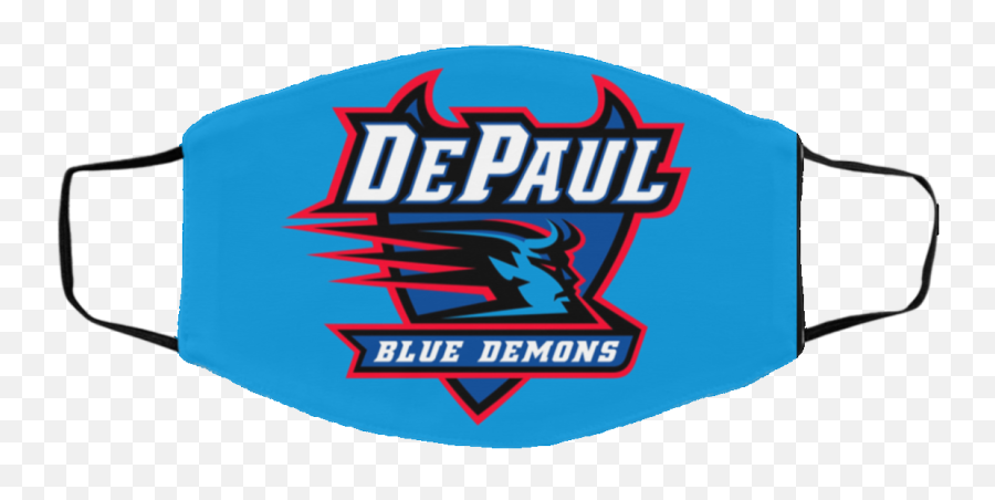 Depaul Blue Demons Face Mask - Miceshirt Depaul University Colors Emoji,Depaul Logo