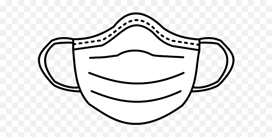 Medical Face Mask - Face Mask Bw Emoji,Face Mask Clipart