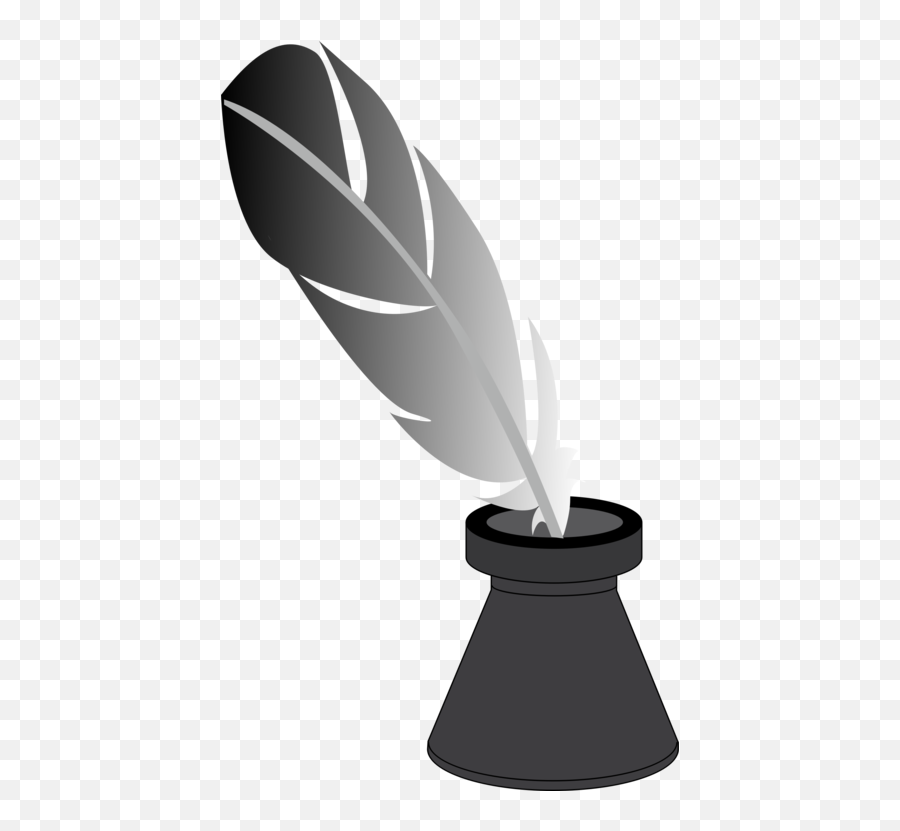 Feather Quill Black And White Png Emoji,Quill Pen Clipart