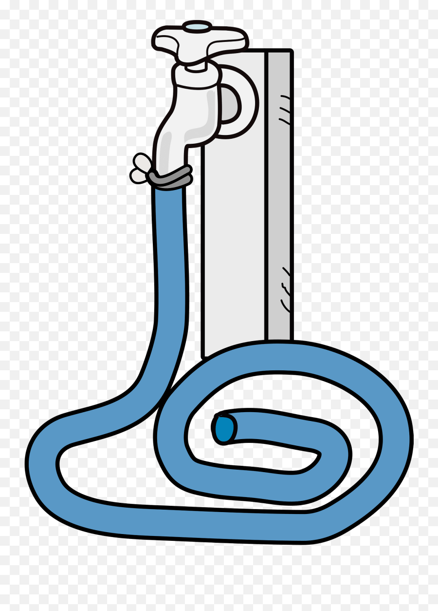 Tap Water Supply With Hose Attached Emoji,Tap Clipart