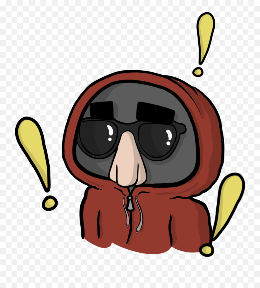 Bad Guy In Disguise With Hood Up - Villain Clipart Full Emoji,Inside Clipart