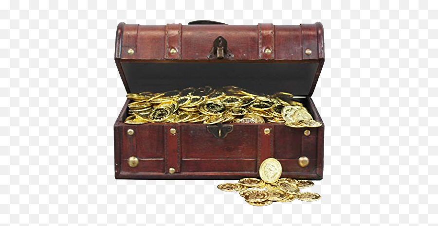Opened Treasure Chest Png Clipart - Pirate Treasure Chest Emoji,Treasure Chest Clipart
