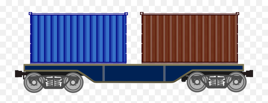 Cargo Rolling Stock Freight Transport - Vagones De Tren Png Emoji,Wagon Clipart
