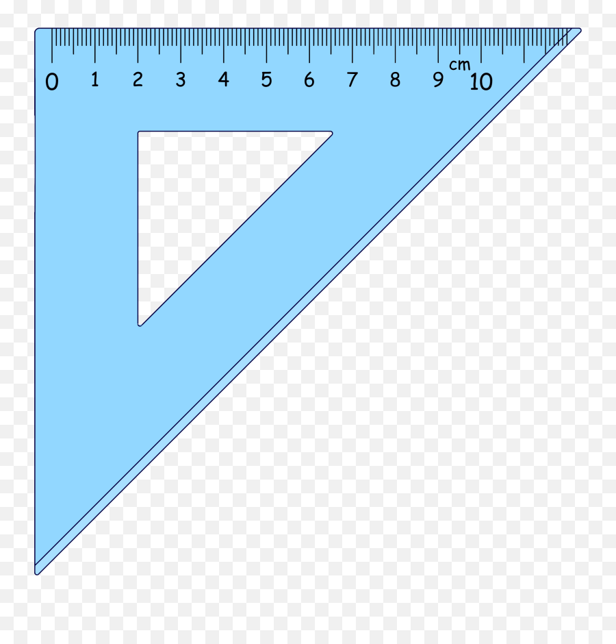 Triangle Ruler Clipart Free Download Transparent Png - Transparent Triangle Ruler Png Emoji,Triangle Png