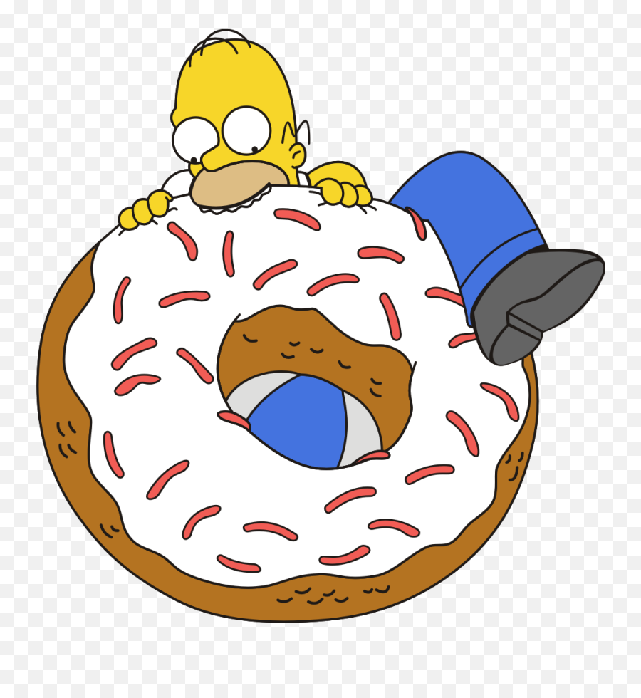 Donut Clipart Animated Donut Animated Transparent Free For - Simpsons Donuts Emoji,Donut Clipart
