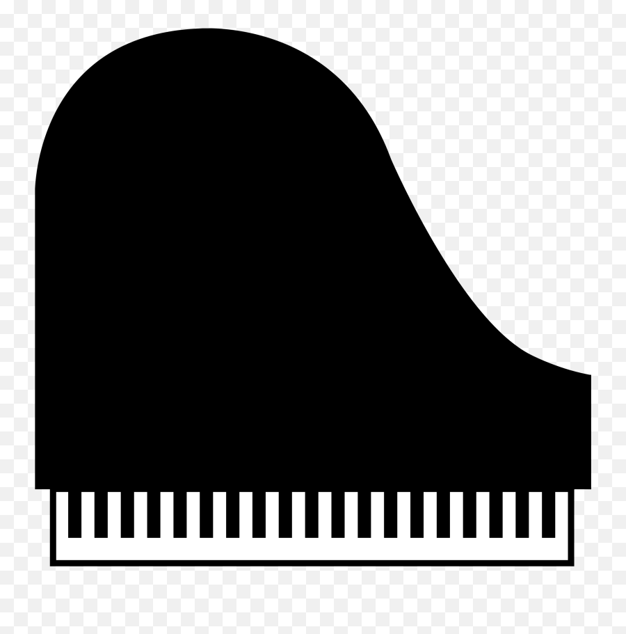 Download Baby Grand Piano Clipart Png - Top View Grand Piano Clipart Emoji,Piano Clipart