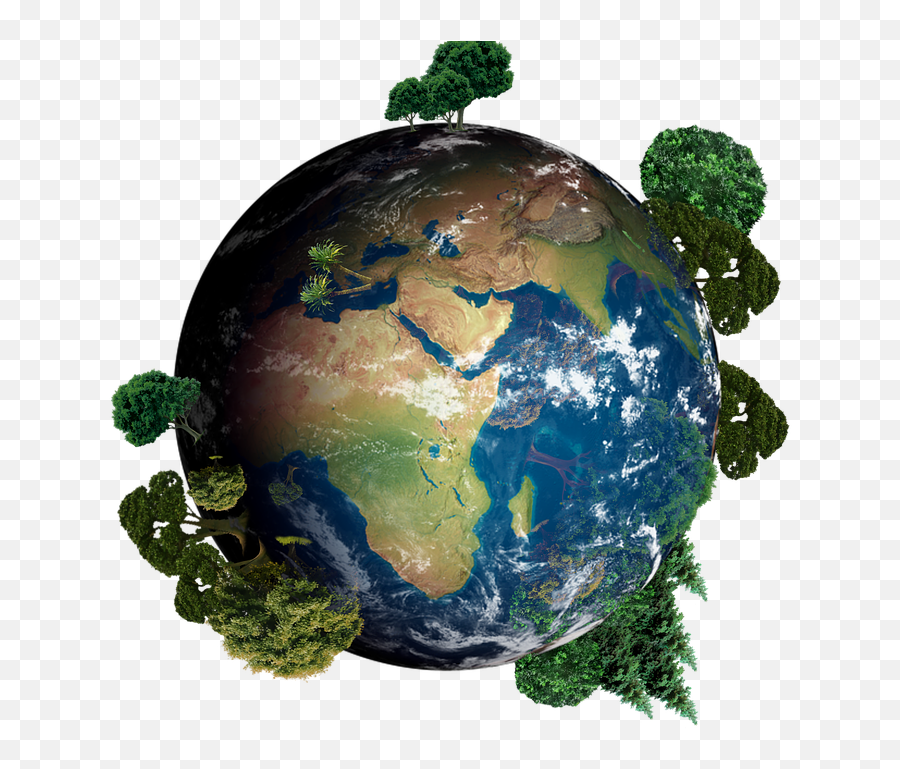 Download Globe Png Transparent Image - Globe With Trees Png Emoji,Globe Png