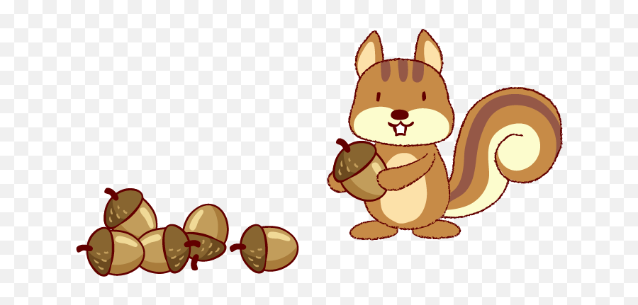 Cartoon Clip Art Loves Transprent - Squirrel Nuts Clip Art Emoji,Squirrel Clipart