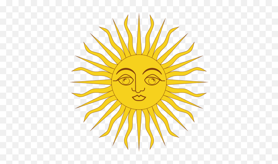 Argentina Sun Vector Logo - Happy Emoji,Sun Logo