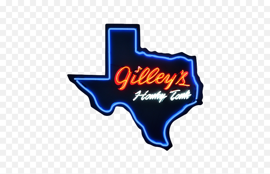 Gilleys Texas Neon Sign - Language Emoji,Neon Logo