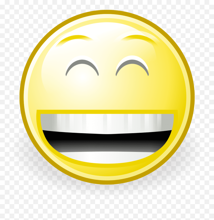 Smiley - Clip Art Library Svg Funny Laughing Emoji,Laugh Clipart