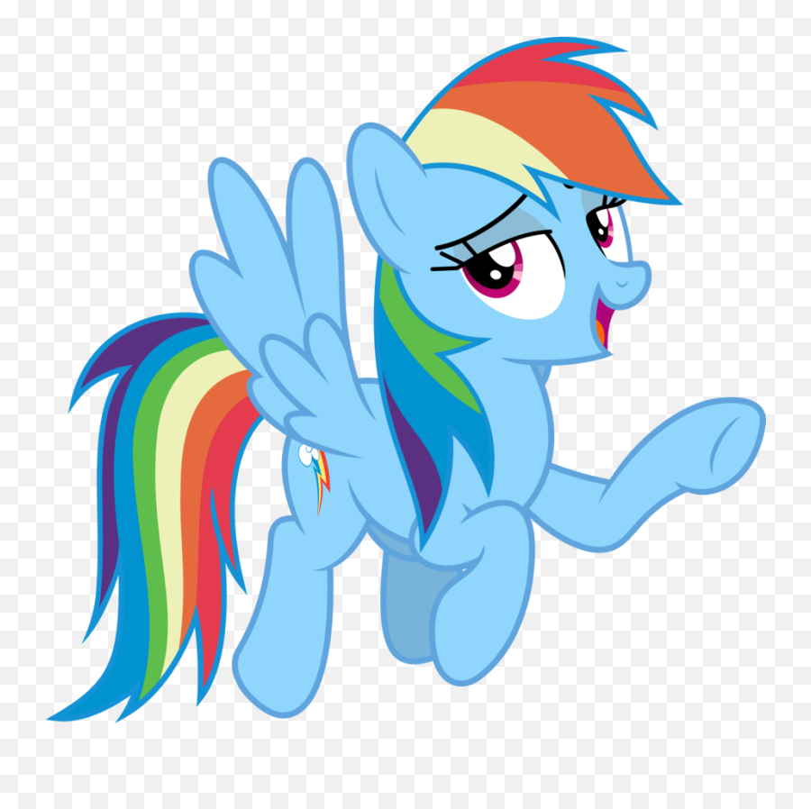Rainbow Dash My Little Pony - My Little Pony Rainbow Dash Transparent Emoji,Rainbow Dash Transparent