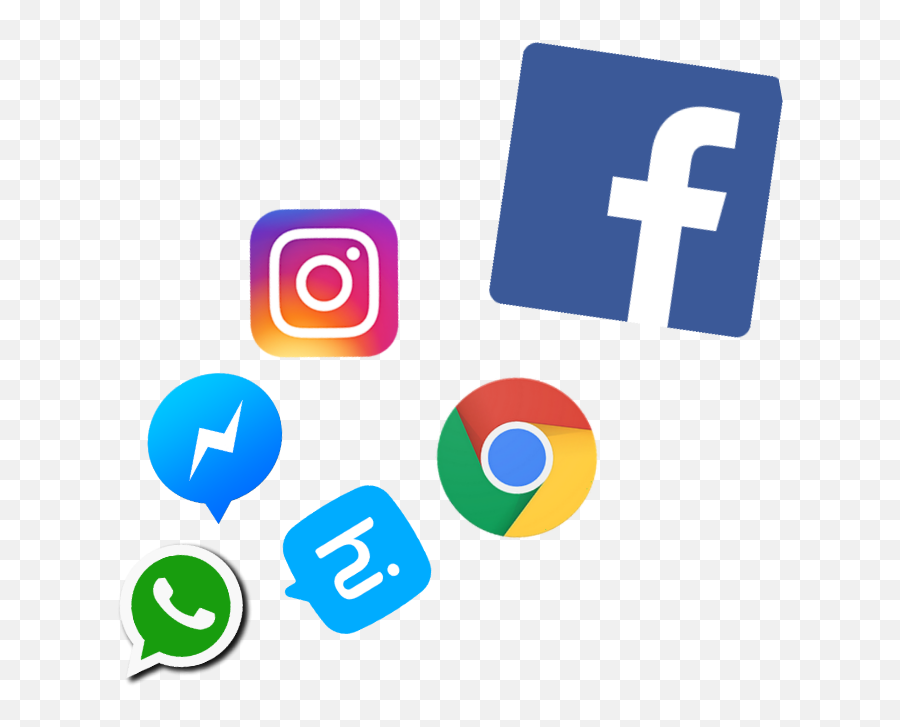Social Media Png For Picsart - Social Media Emoji,Instagram Logo Silhouette