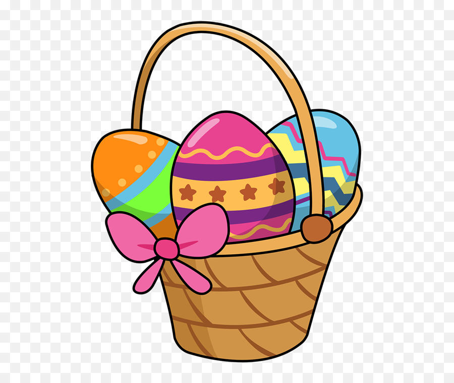 Easter Images Easter Basket Clipart - Cartoon Easter Basket Transparent Emoji,Easter Clipart