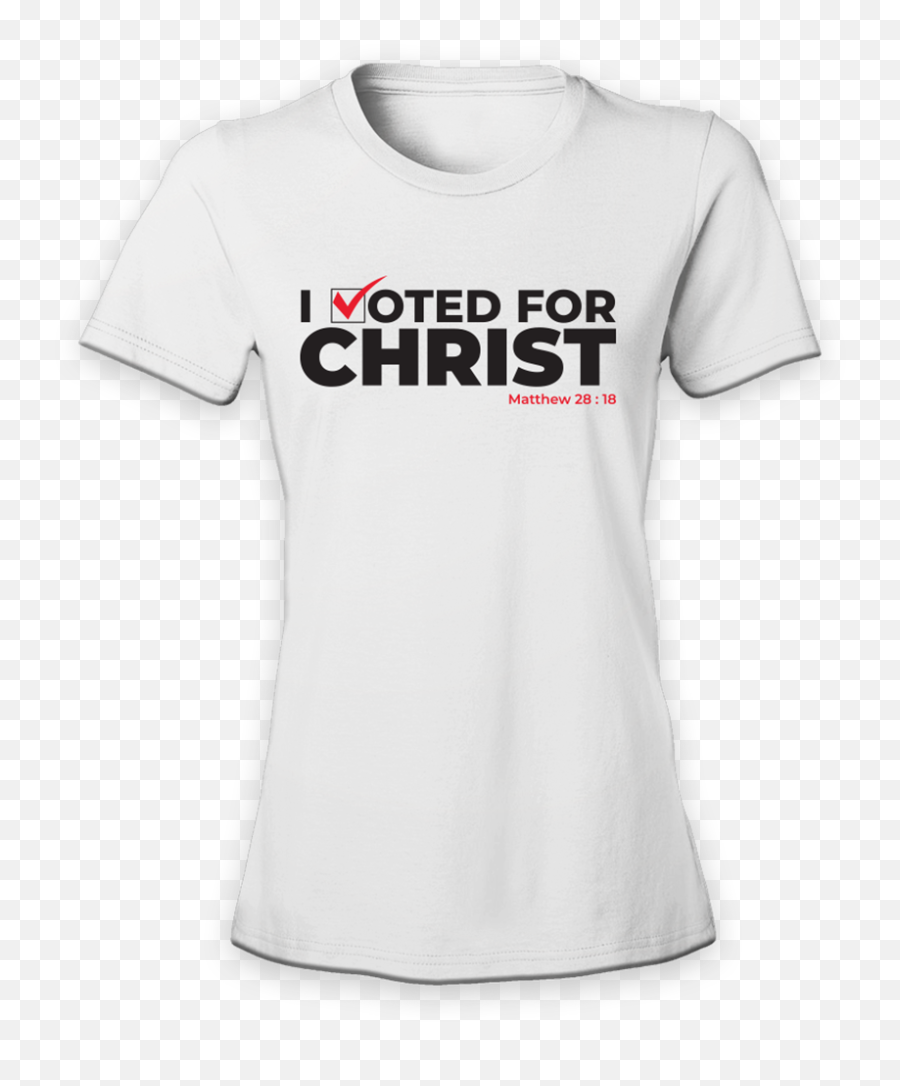 Voted For Christu201d Womenu0027s U2013 Beesumthin Apparel Emoji,White Tshirt Png