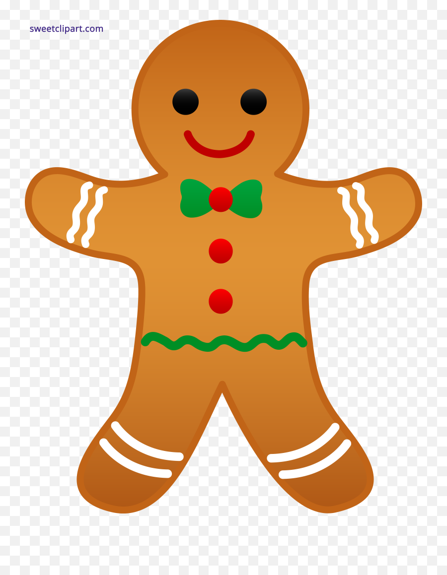 Christmas Clip Art Free Images Graphics - Gingerbread Man Clipart Emoji,Christmas Clipart