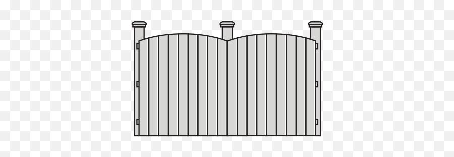 Wood Fence Styles - Integrous Fences And Decks Emoji,White Picket Fence Png