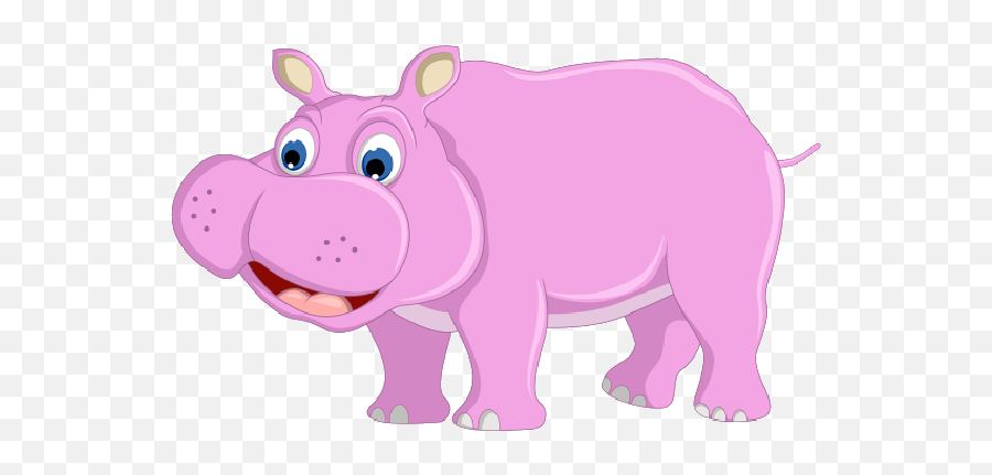 Hippo Clipart Kid - Hippo Clipart For Kids Emoji,Hippo Clipart