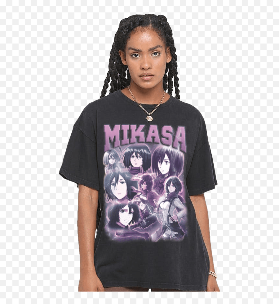 Mikasa Shirt Unisexlevi Ackerman Shirt Attack On Titan Emoji,Mikasa Png