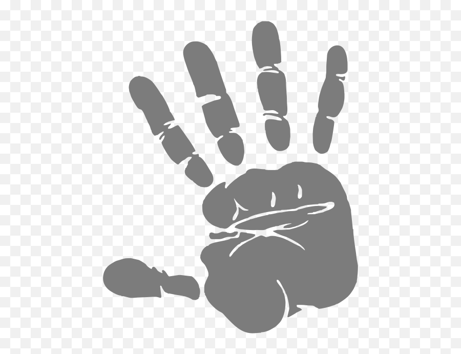 Hand Palm Handprint Free Svg File - Svgheartcom Emoji,Hand Palm Png