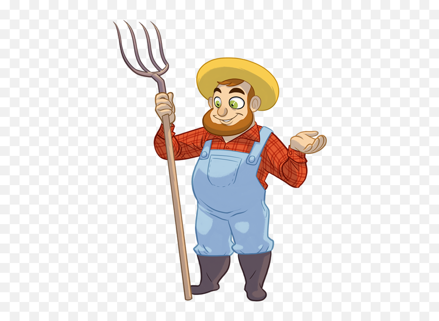 Farmer Clipart Png - Farmer Png Clipart Emoji,Farmer Clipart