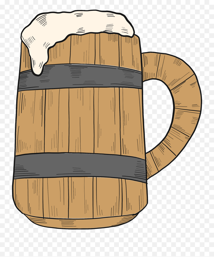 Mug Of Beer Clipart Free Download Transparent Png Creazilla Emoji,Mug Of Beer Clipart