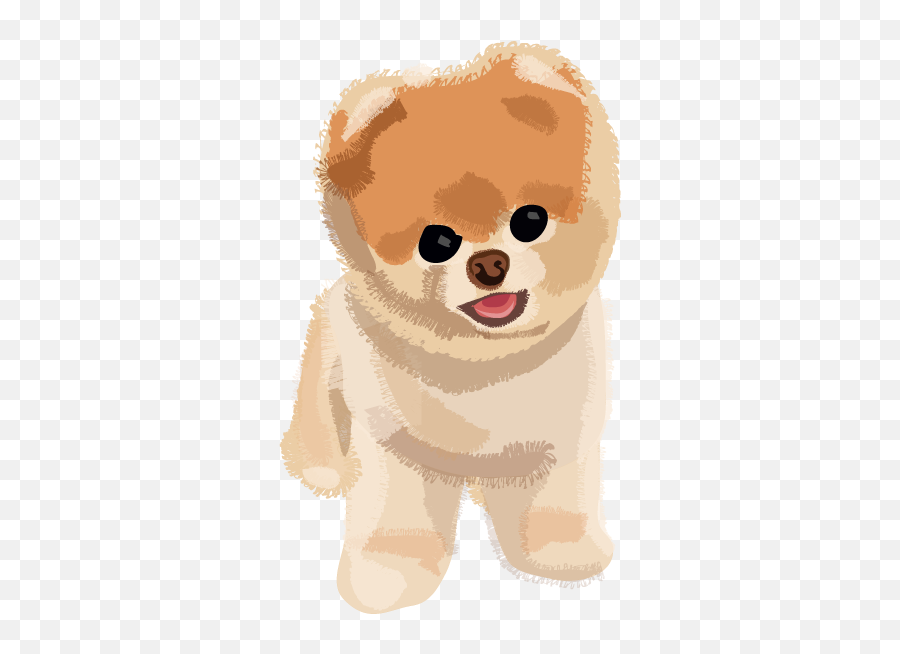 Boo Dog Transparent Image Hq Png Image - Draw A Cute Pomeranian Puppy Emoji,Dog Transparent