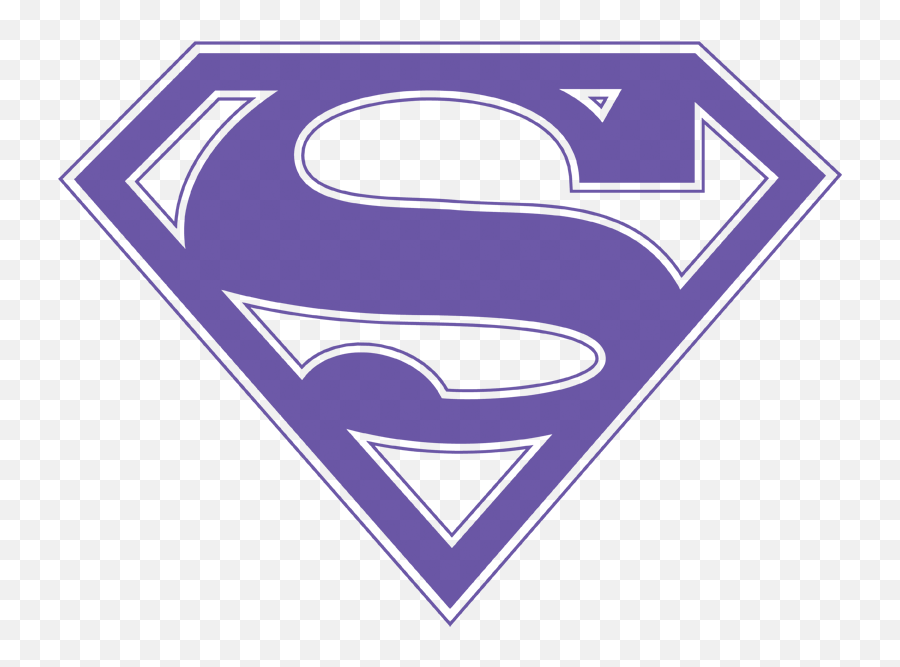 Purple Superman Logo - Superman Logo Purple Emoji,Superman Logo Png