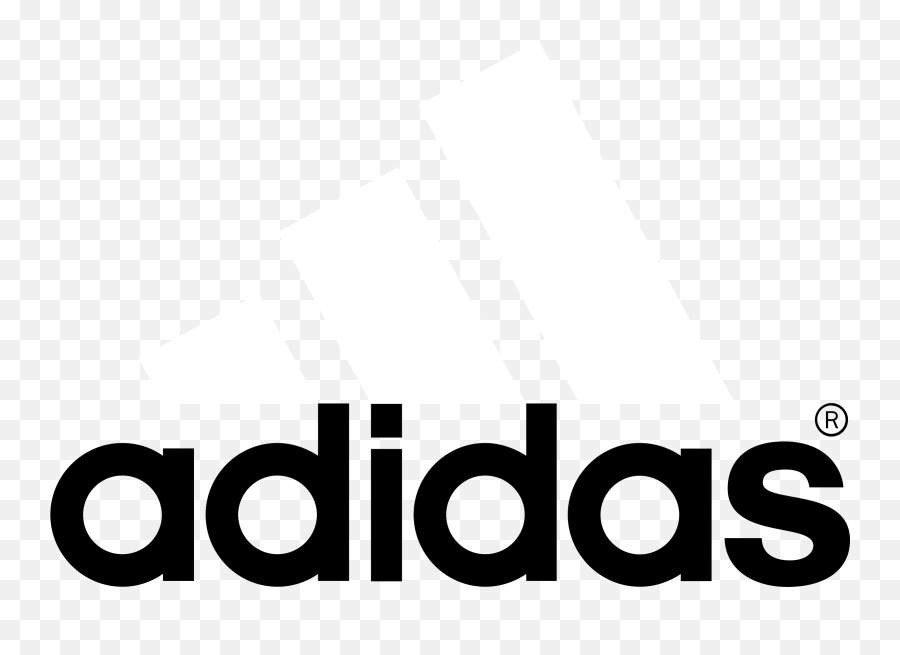 Adidas Logo Black And White - Adidas Red Emoji,Adidas Logo