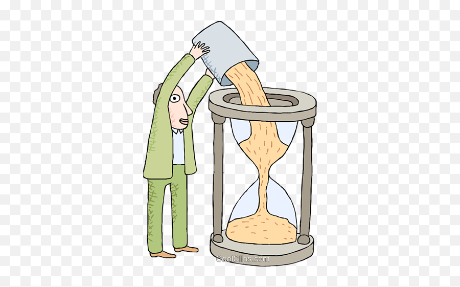 Pouring Sand Into Hourglass Hd Png - Pouring Sand Into An Hourglass Emoji,Hourglass Clipart