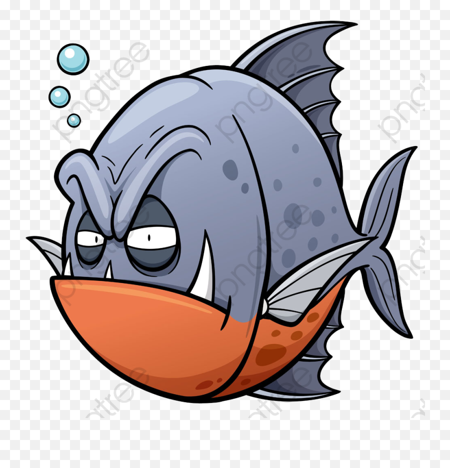 Angry Fish Angry Clipart Fish Clipart 2333119 - Png Emoji,Angry Clipart