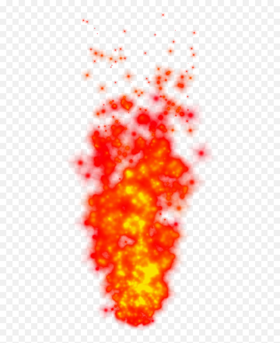 Download Hd Fiery Flames Png Clipart - Red Flame Transparent Background Emoji,Flames Png