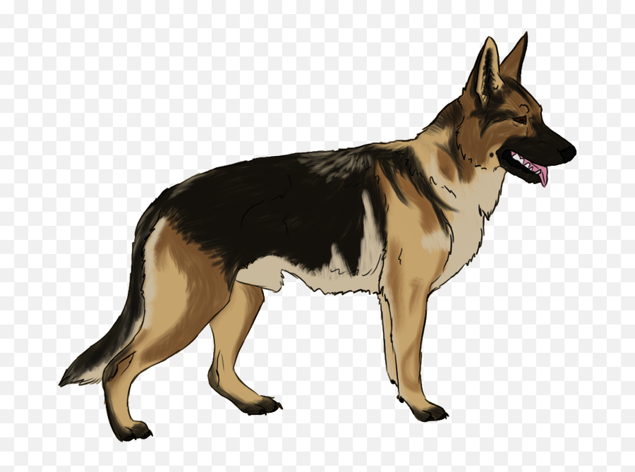 Funny Dog Png - Northern Breed Group Emoji,German Shepherd Clipart