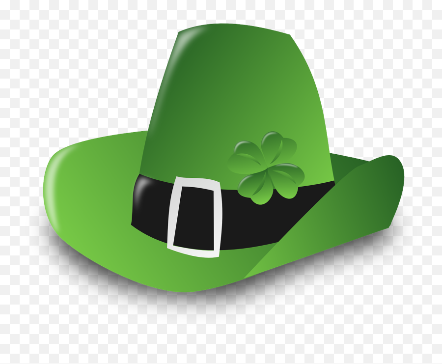 Irishhatheadweartraditionalfour - Leaf Clover Free Image Costume Hat Emoji,Four Leaf Clover Clipart