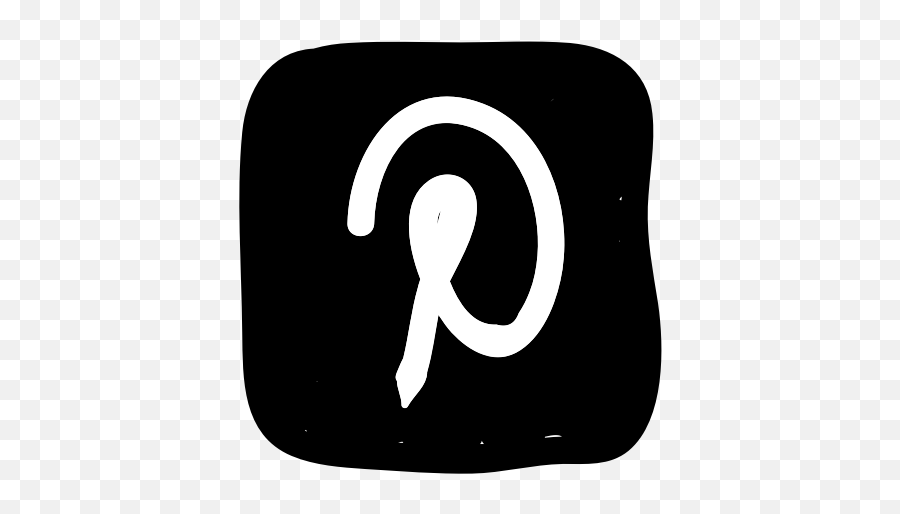 Media Scribble Social Pinterest Icon - Free Download Dot Emoji,Scribble Png