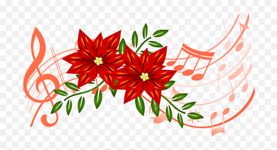 Transparent Background Musical Notes - Christmas Musical Notes Png Emoji,Offering Clipart