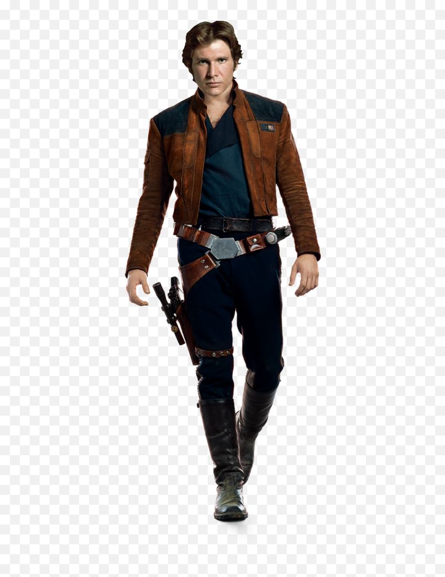 Download Hd Harrison Ford Png - Young Han Solo Costume Han Solo Cosplay Emoji,Ford Png