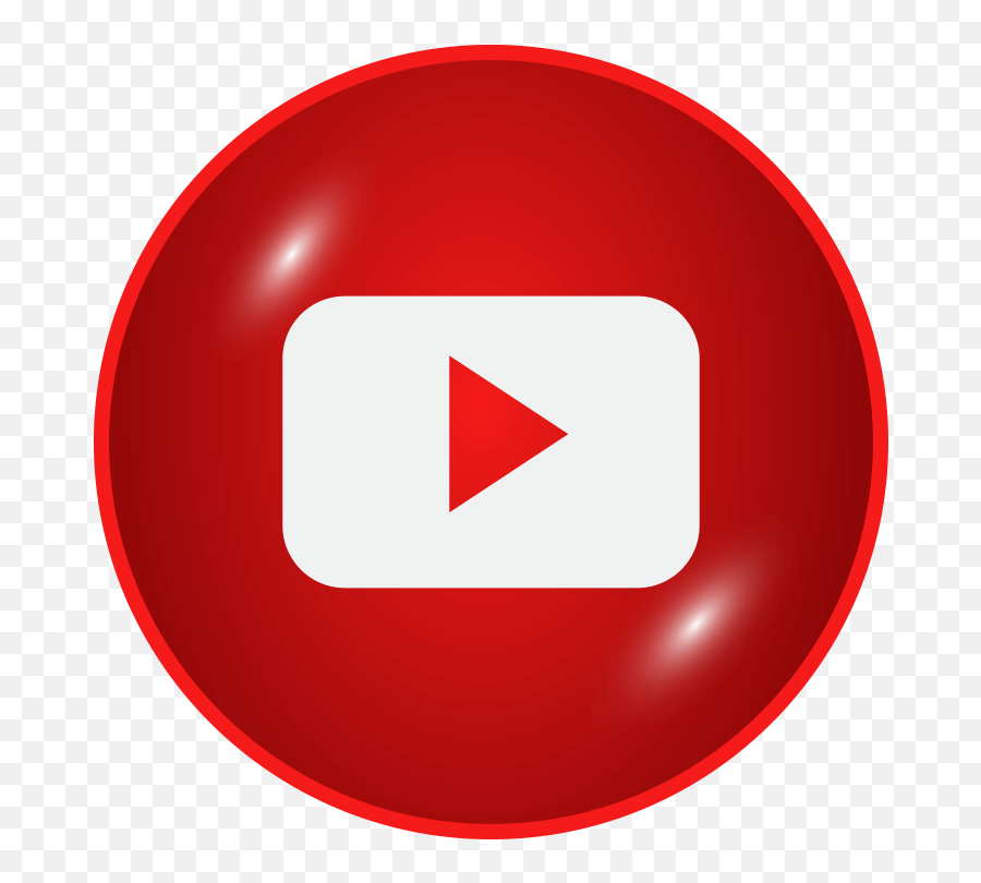 Youtube Glossy Icon Png Image Free Download Searchpngcom - Circle Logo Of Youtube Emoji,Youtube Png