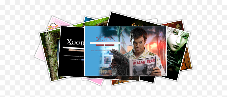 Create Custom Homepage Backgrounds And Themes Like Google - Dexter Miami Star Poster Emoji,Google Logo Change
