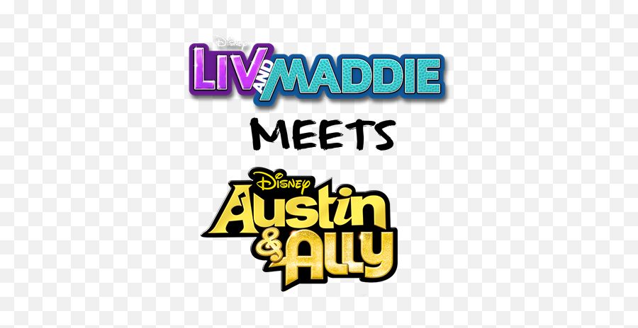 Liv Maddie Meets Austin Ally - Language Emoji,Ally Logo