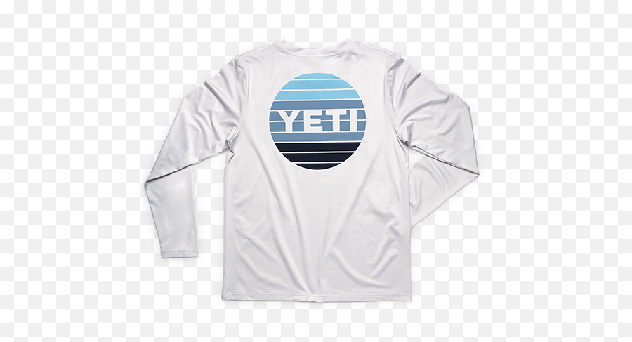 Yeti Sunset Long - Sleeve Sun Shirt Long Sleeve Emoji,Tshirt Logos