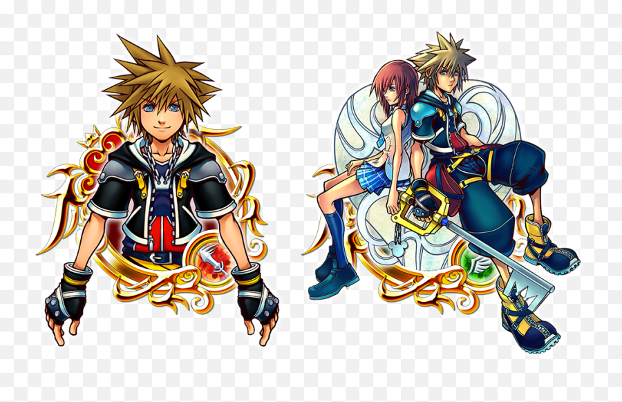 Kh2 Sora Illustrated Version And Key Art - Kingdom Hearts Artwork Kingdom Hearts Tetsuya Nomura Emoji,Sora Transparent