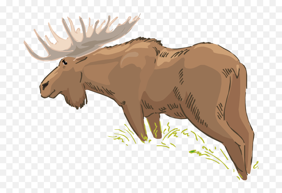 Free Moose Clipart - Moose Emoji,Moose Clipart