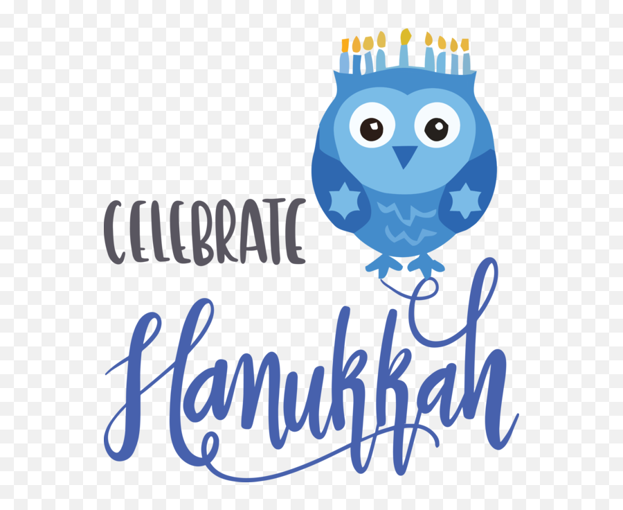 Hanukkah Cartoon Logo Silhouette For - Language Emoji,Cartoon Logo