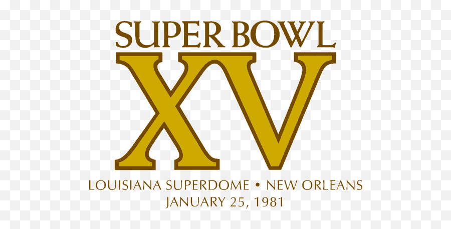 National Football League - Super Bowl 15 Emoji,Superbowl Logo