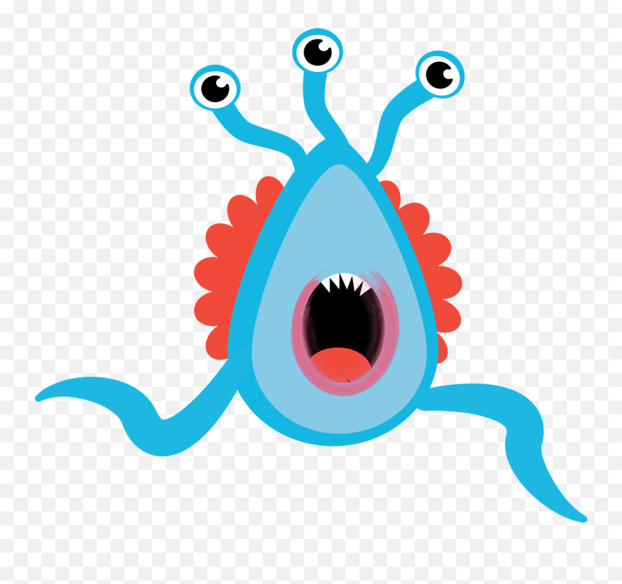 Download Free Photo Of Monster Scared Running Scary Emoji,Scary Eyes Png