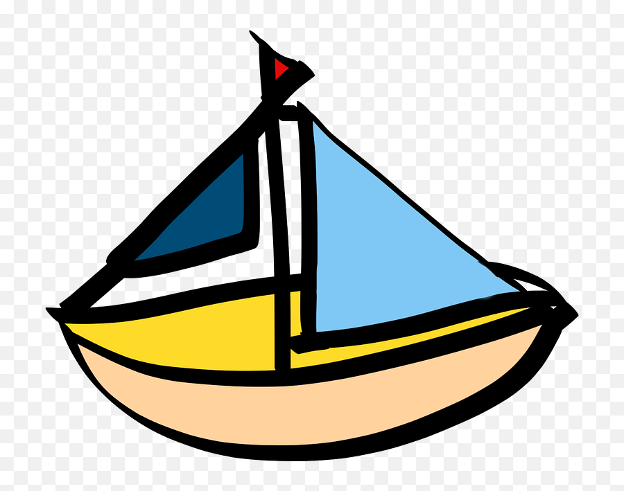 Sailboat Cartoon Ship - Free Image On Pixabay Emoji,Boat Transparent Background